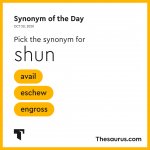 Synonym Shun