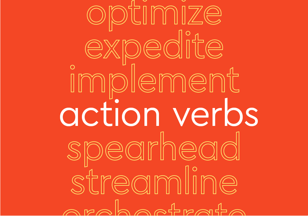 Action Verbs To Boost Your R sum Thesaurus