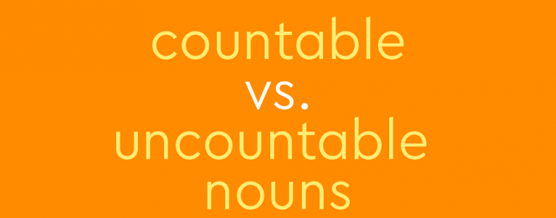 Countable Vs Uncountable Nouns Thesaurus