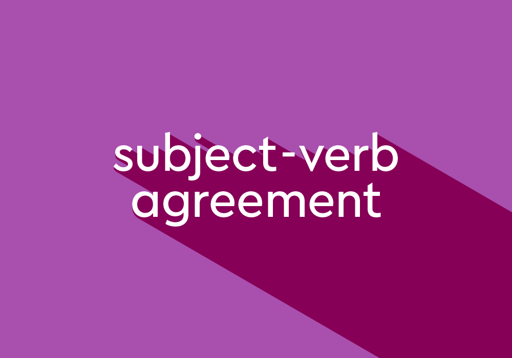 How To Achieve Subject Verb Agreement Thesaurus