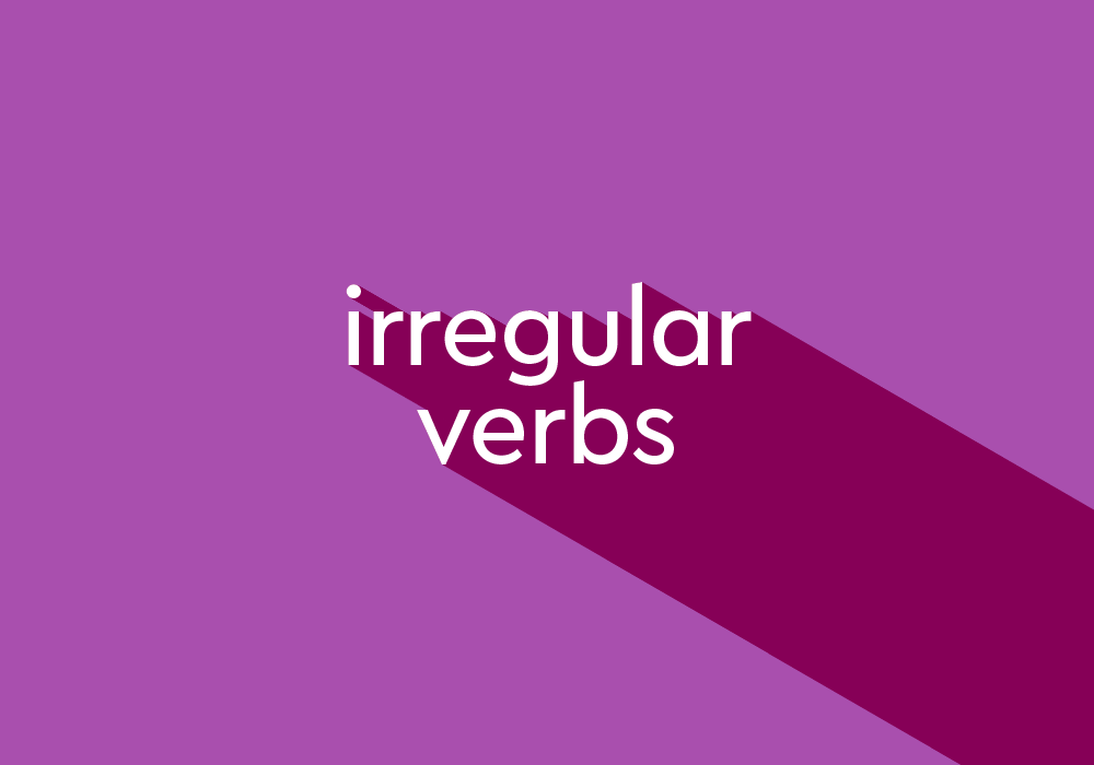 list of all english irregular verbs