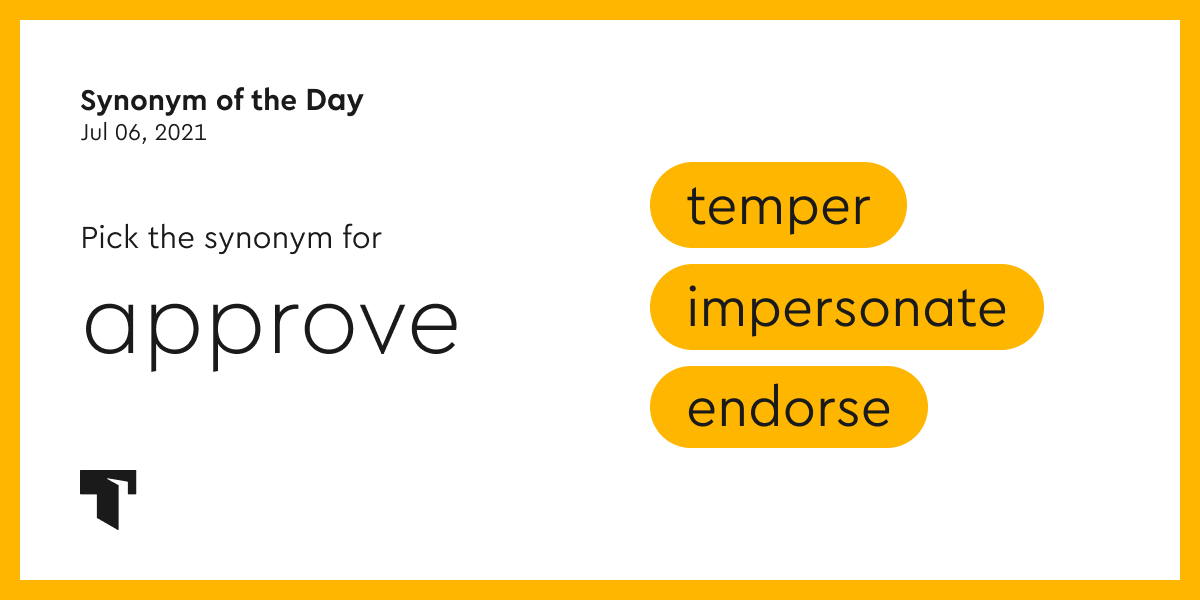 endorsement-synonym