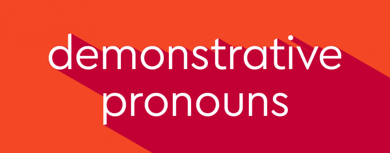 What Is A Demonstrative Pronoun In Latin