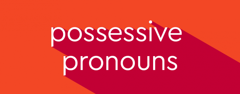 What Is A Possessive Pronoun Thesaurus