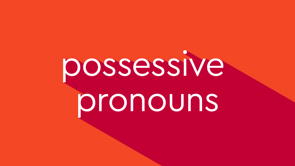 What Is Possessive Pronoun Worksheet