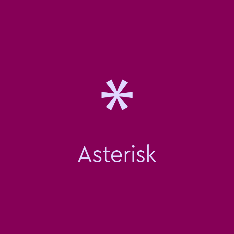 What Is An Asterisk How Do You Use It Thesaurus