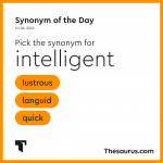 Synonym of the Day - cheeky