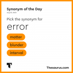 Synonyms for blunder  blunder synonyms 
