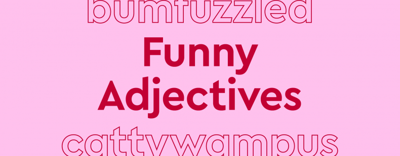 the word funny in letters