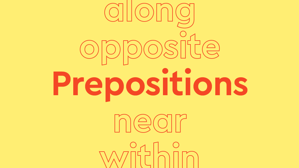 opposite preposition