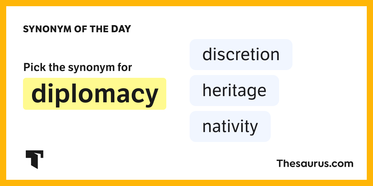 Thesaurus.com - It's that time again. Do you know today's Synonym of the  Day? Get example sentences